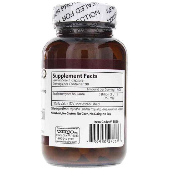 Probiotic S. boulardii 5 Billion CFU, VNC